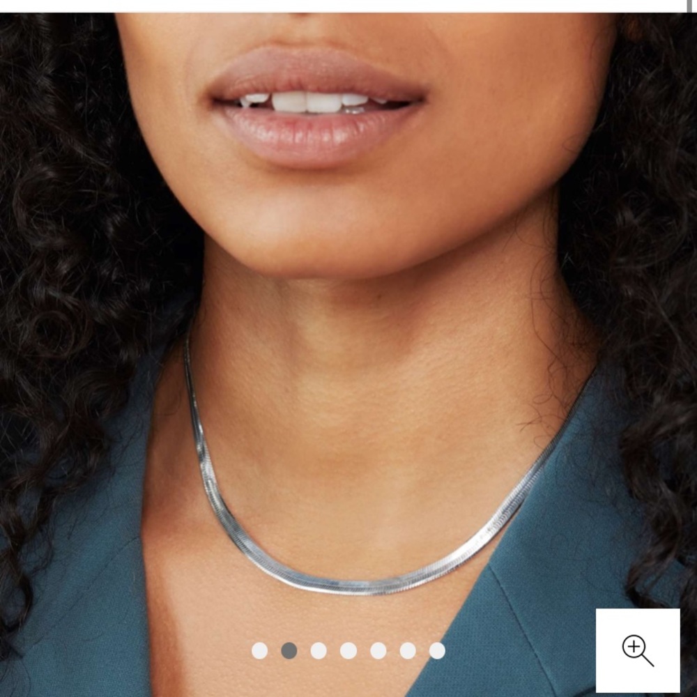 mejuri chain necklace in sterling silver